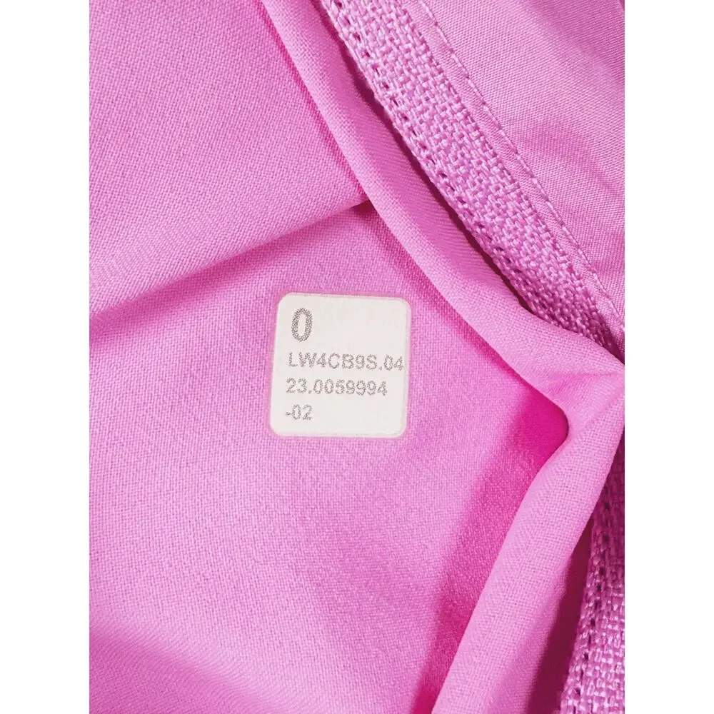 Lululemon Wunder Puff Super Cropped Vest Hooded Size 0 Dahlia Mauve Pink Outdoor